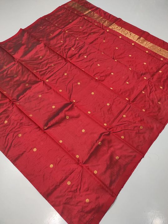 Available new pattu soft silk chanderi handloom saree uploaded by business on 11/3/2021
