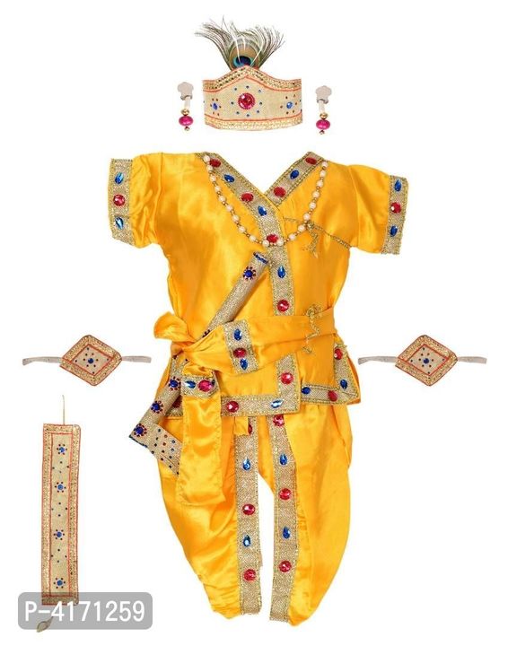 *Boys Satin Krishna Dress* uploaded by Dogcart on 11/3/2021