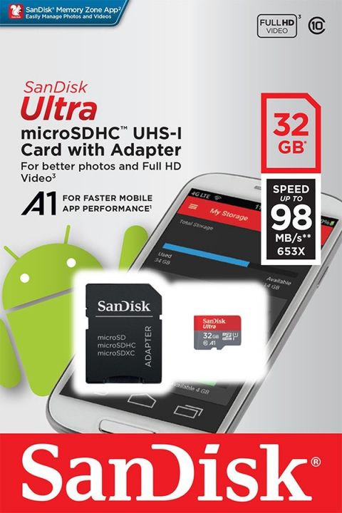 Sandisk ultra 32gb memory card uploaded by Nitya fashion store on 11/4/2021