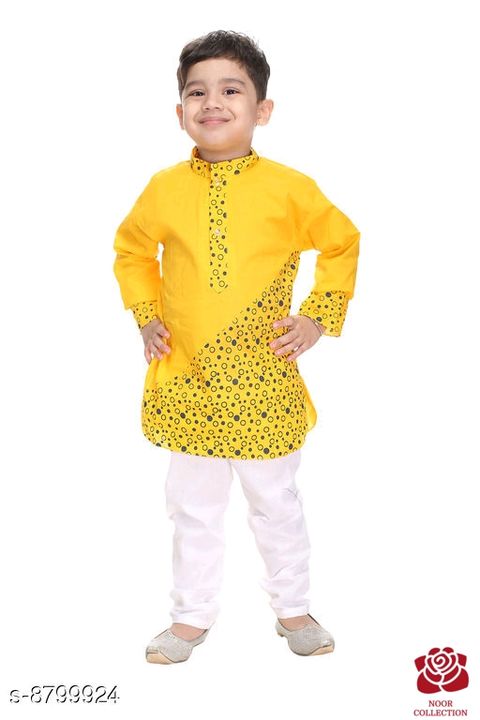 Catalog Name:*Tinkle Fancy Kids Boys Kurta Sets*
Top fabric: Silk
Bottom Fabric: Cotton
Sleeve Lengt uploaded by NOOR COLLECTION on 11/4/2021