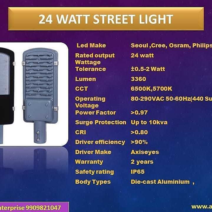 24 watt big model street light uploaded by Axiseyes Enterprise on 6/4/2020