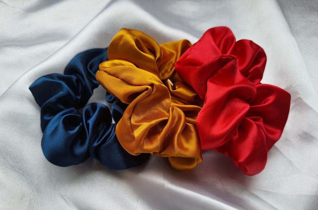 Satin scrunchies Standard size  uploaded by business on 11/4/2021