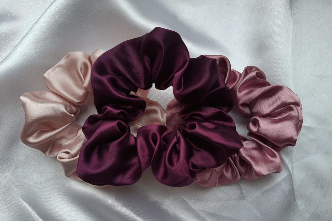 Satin scrunchies Standard size  uploaded by business on 11/4/2021