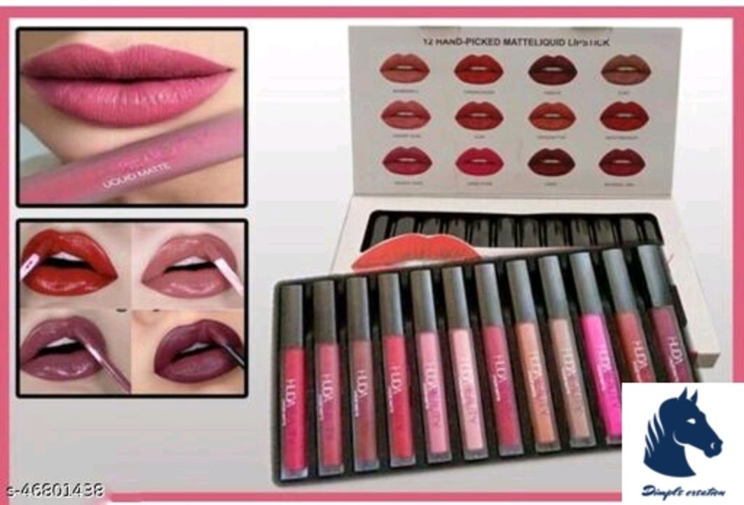 Lipstick matte combo of 12  uploaded by business on 11/5/2021