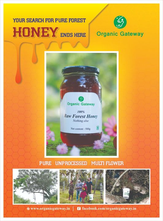  Raw Forest Honey from Nilgiris uploaded by Organic Gateway on 11/5/2021