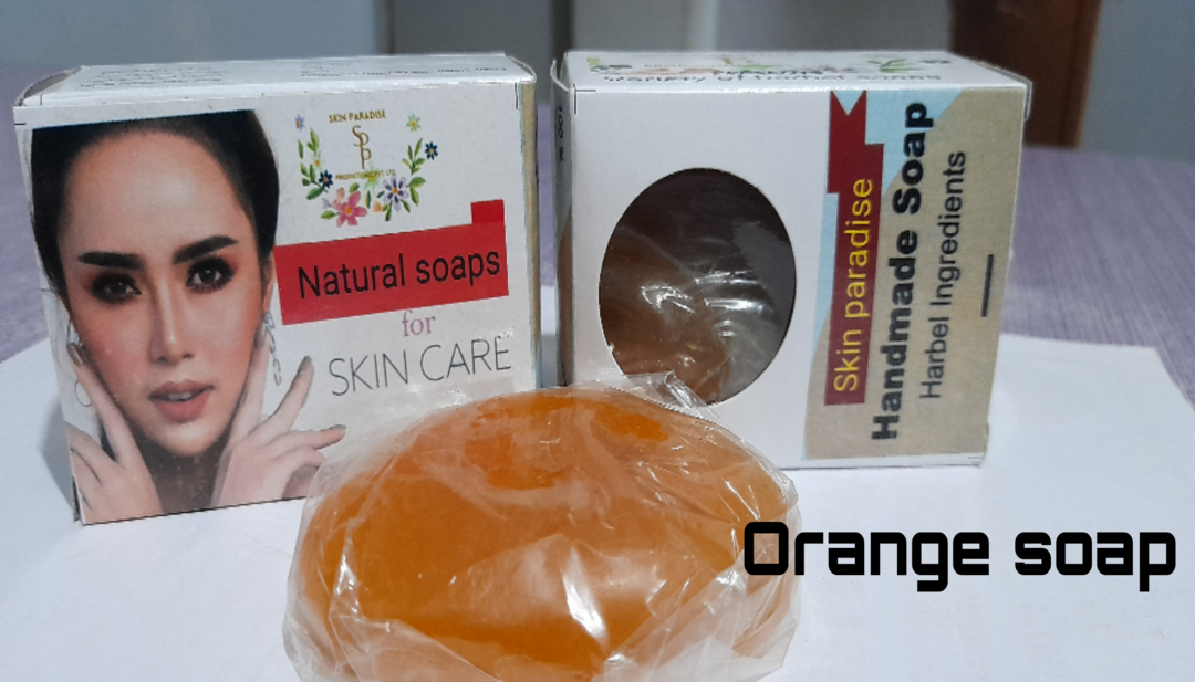 Orange soap uploaded by Paradise skin care soaps on 11/5/2021