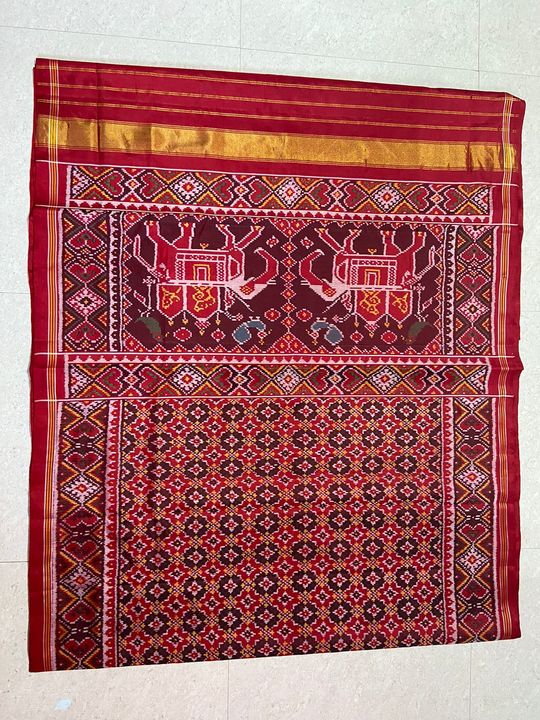 Semi Patan patola sarees uploaded by business on 11/5/2021