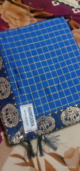 Hungama soft fabric saree uploaded by SAVI SAREE CENTER on 11/5/2021