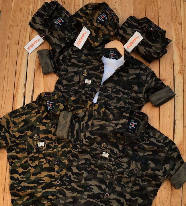 Fullu Sleeve Cotton Cargo Army Shirt's  uploaded by Fitness Fashion on 11/5/2021