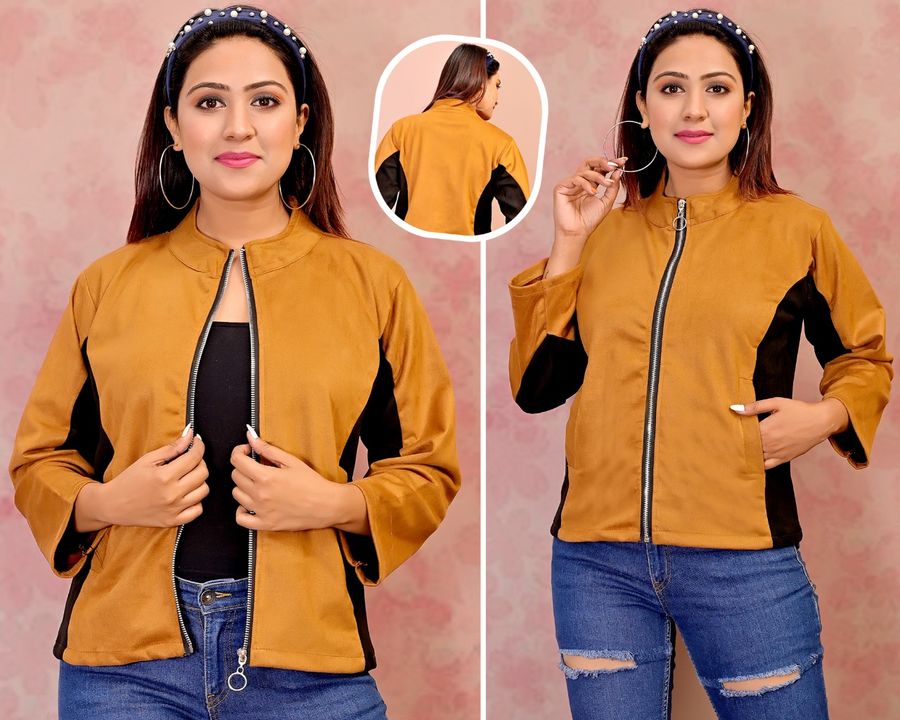 Swed jacket uploaded by Mukund fashion on 11/6/2021