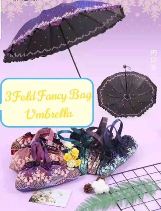 3fold Fancy Bag Umbrella  uploaded by Classic International  on 11/6/2021