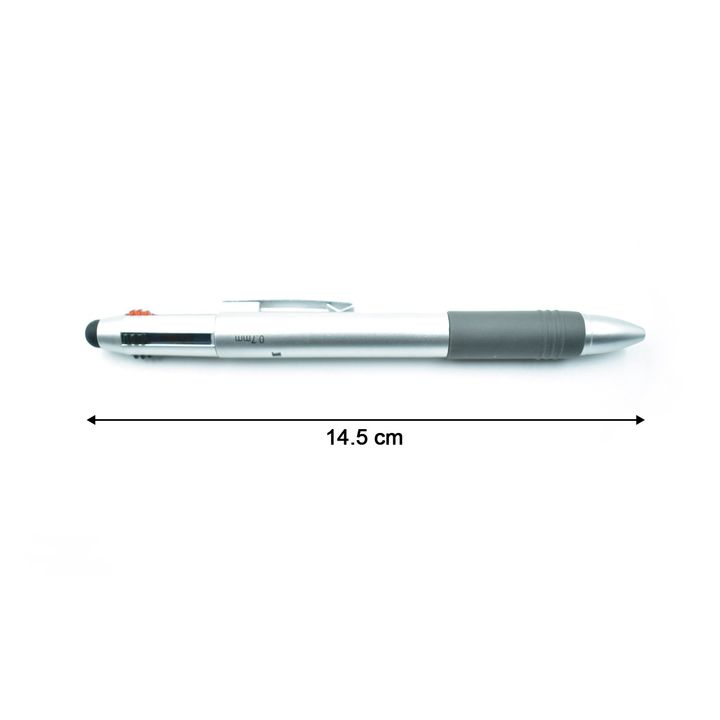 Multi-functional 4 Color Ballpoint Pen With Screen Touch Cap uploaded by ZR53 on 11/6/2021