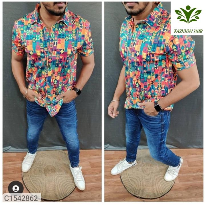 Cotton printed half sleeves regular fit  uploaded by business on 11/6/2021