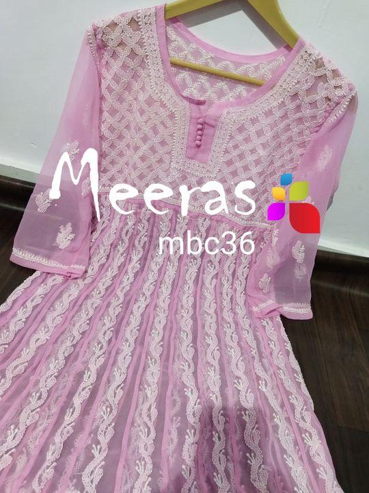 MBC36 MEERAS LAKHNAVI KURTI uploaded by Meeras Brand Collection on 11/6/2021