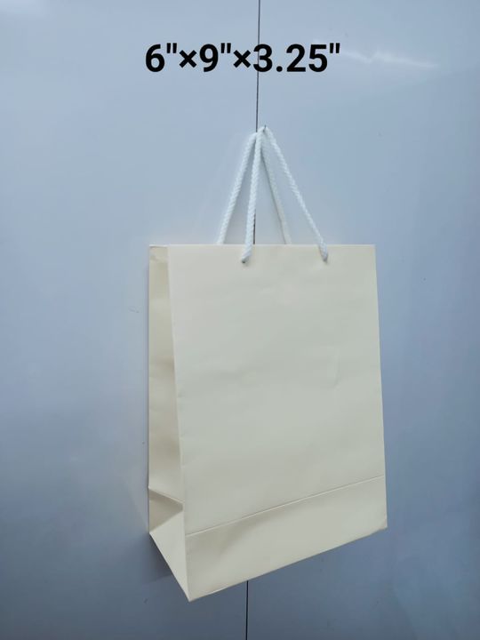 White paper bag uploaded by business on 11/6/2021