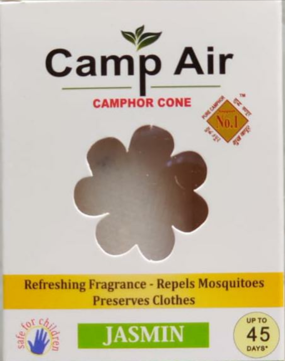 Post image Camphor Cone is dual purpose - it fills the air around you with delightful, fresh scent, AND in some situations its insect repelling properties can help keep mosquitoes away (or put it in your closet to help protect your clothes). No fillers, additives or bases - just 100% Organic Raw Materials, including camphor with the lowest level of impurities, and high-quality fragrance.
Namaskar
Yash Enterprises, pune
Shrikant inamdar
Wholesale Rates
Camphor Cone
Fragranance - jasmine / Rose / sandal / Original 
Weight - 50 gm.
Validity up to - 45 Days.
Use And throw.
   MRP - 180 Rs.
60 Piece box - 105 Rs.per piece.
30 piece - 115 Rs.
20 Piece - 125 Rs. Per piece.
10 Piece - 140 Rs. Per piece.
Pl.feel free for further enquiry.

98501 72 602.83799 62 656.