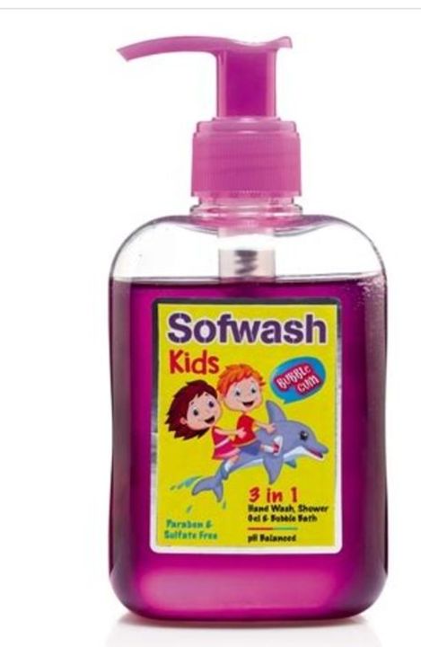 Sofwash Kids 3 In 1 Handwash Shower Gel&Bubblegum uploaded by business on 11/6/2021