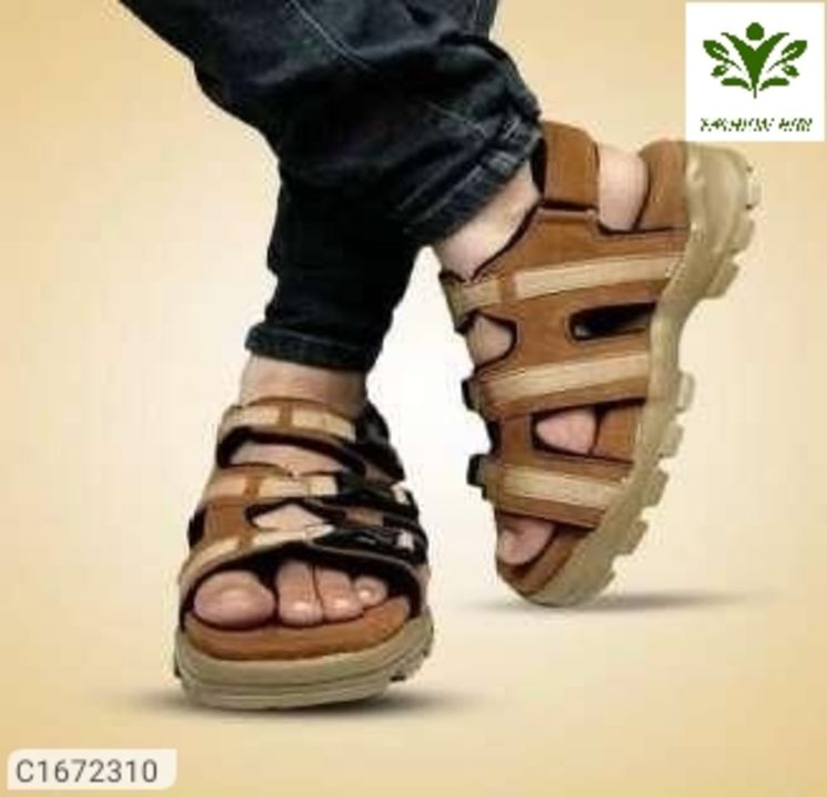 Men's trending leather sandal uploaded by Fashion hub on 11/7/2021
