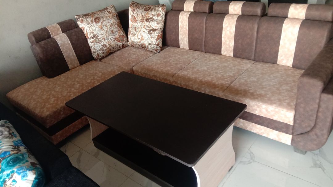 L shaped sofa uploaded by Aarambh furniture on 11/7/2021
