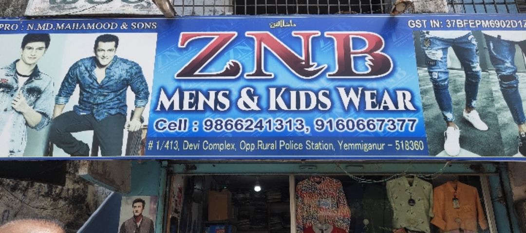 ZNB MEN'S AND KID'S WEAR
