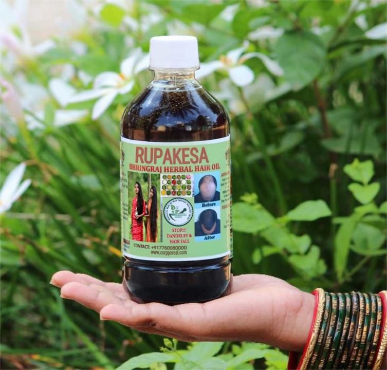 Rupakesa BHRINGRAJ herbal hair oil uploaded by Corpporeal Industries on 11/7/2021