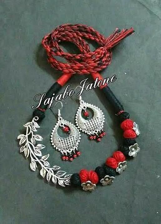  Red and Black oxidised set  uploaded by business on 9/19/2020
