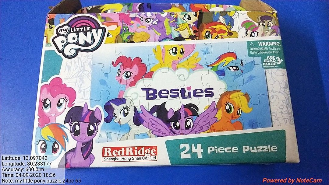 My little pony puzzle 24pc uploaded by business on 9/19/2020