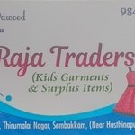 Business logo of Raja Traders based out of Kanchipuram