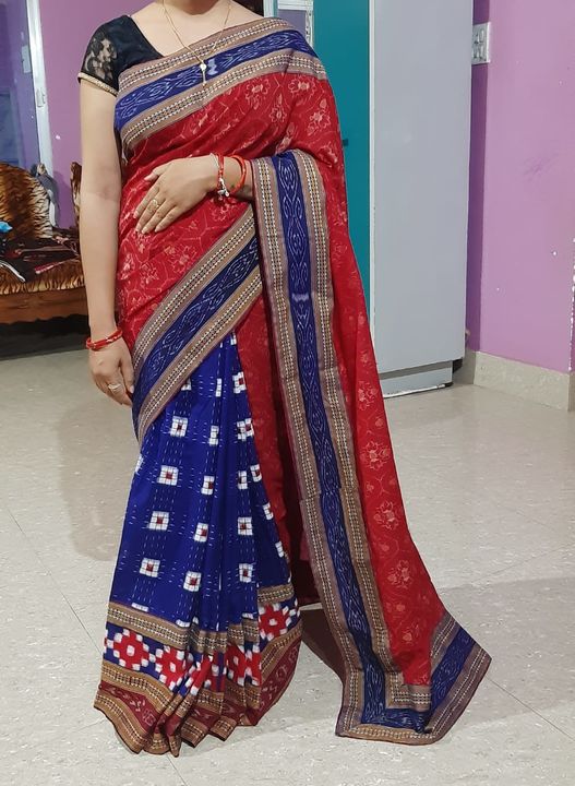 Patchwork cotton saree uploaded by business on 11/8/2021