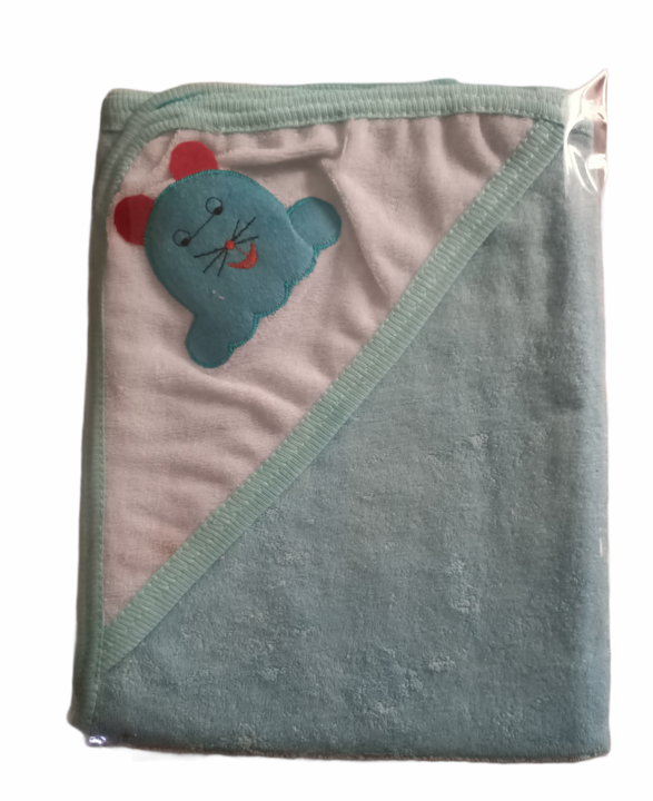 Baby hood terry towel uploaded by Shri vardhman traders on 11/8/2021