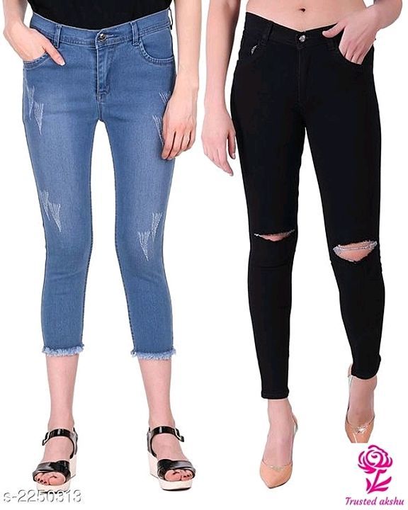 Stylish women jeans uploaded by Trusted akshu on 6/4/2020