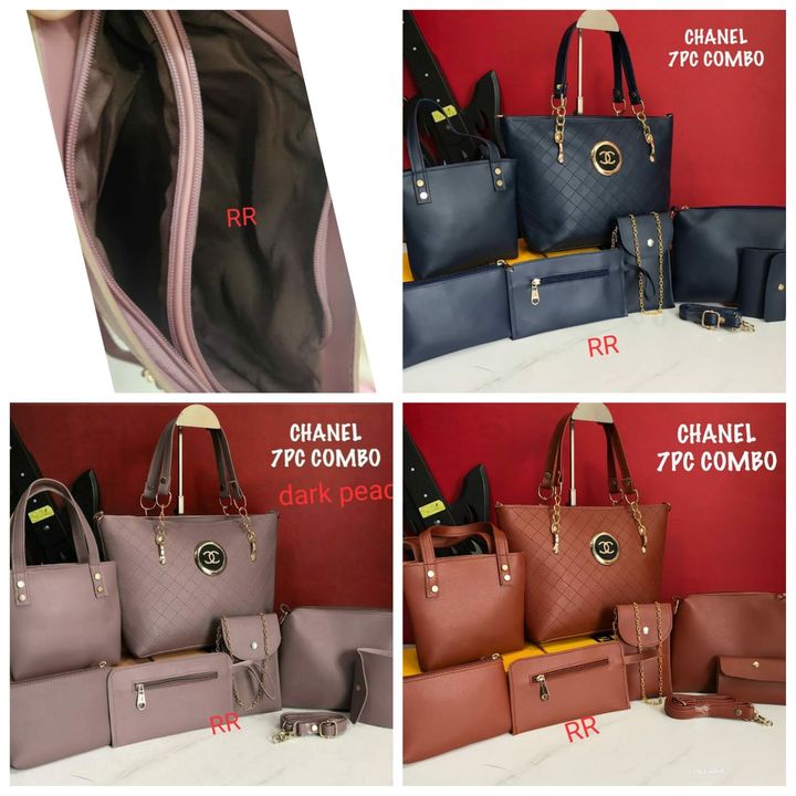 Leather hand bags combo uploaded by business on 11/9/2021