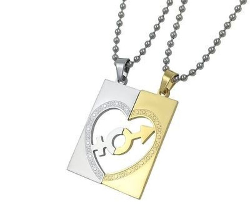 *Love With Hearth Valentine Special Pendant With Chain Stainless Steel Pendant For Couple*

*Price 2 uploaded by SN creations on 11/9/2021