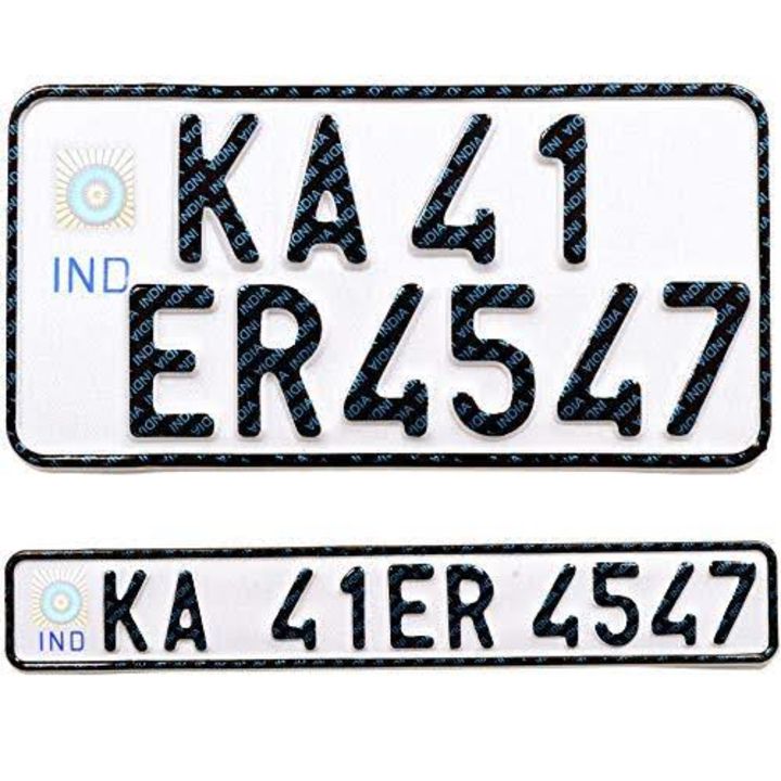 RTO aproval number plates uploaded by business on 11/9/2021