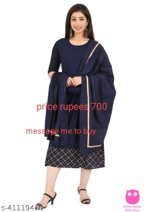 Kurti, Dupatta and bottom sets uploaded by Women clothes and accessories on 11/9/2021
