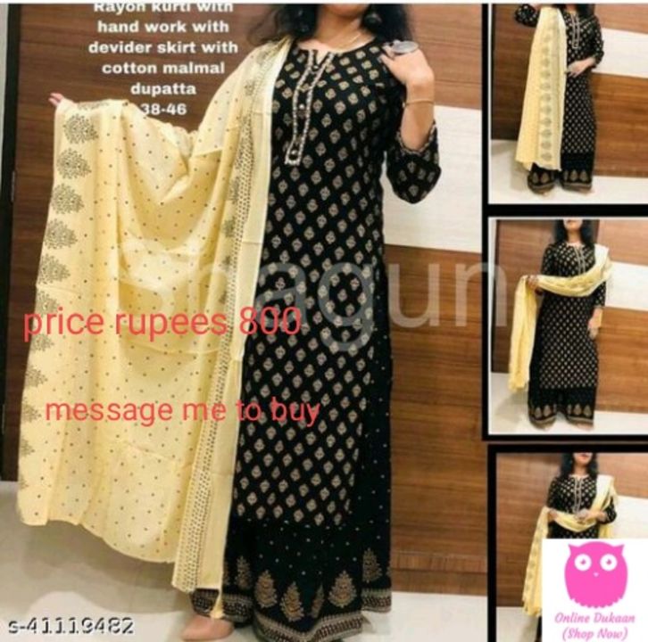 Kurti, Dupatta and bottom sets uploaded by business on 11/9/2021