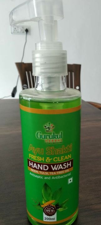 Gurukul Herbal Ayu Shakti Fresh&Clean Hand Wash uploaded by Shivalya super store on 11/9/2021