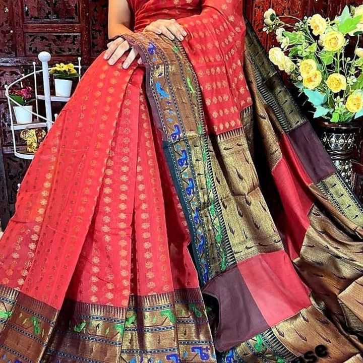 Soft cotton saree uploaded by SaRa Creations on 11/9/2021
