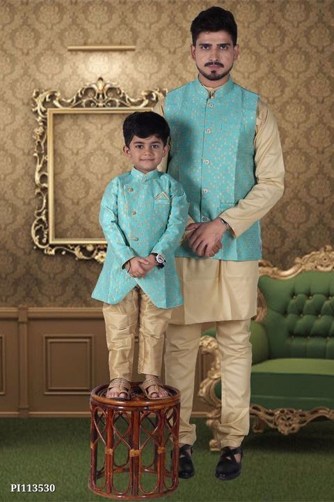 father 👨  son combo dreses uploaded by pink Rose fashion Store  on 11/9/2021