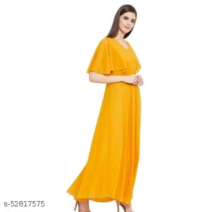 Blanded georgette gown uploaded by Sharma  on 11/9/2021