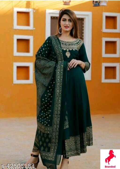 Post image Catalog Name:*Myra Refined Women Dupatta Sets*Sizes: M (Bust Size: 38 in) L (Bust Size: 40 in) XL (Bust Size: 42 m) XXL (Bust Size: 44 in) 
Dispatch: 2-3 DaysEasy Returns Available In Case Of Any Issue*Proof of Safe Delivery! Click to know on Safety Standards of Delivery Partners- https://ltl.sh/y_nZrAV3