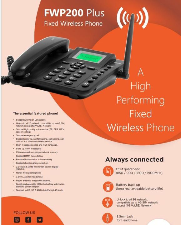 Fwp 200 L - Sim based landline phone uploaded by business on 11/9/2021