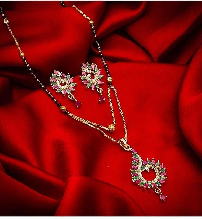 Mangalsutra with earing uploaded by business on 9/20/2020
