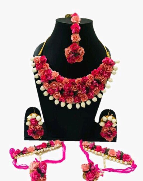Floral Haldi Jewelry  uploaded by Lajri Collection on 11/10/2021