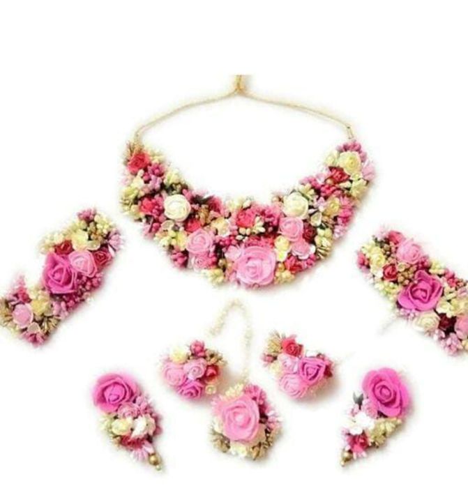 Floral Haldi Jewelry  uploaded by Lajri Collection on 11/10/2021