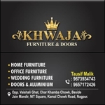 Business logo of Khwaja furniture