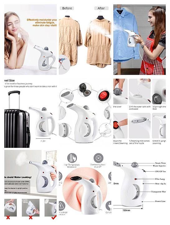 Portable Fabric Steamer uploaded by Mahi Collection on 9/20/2020