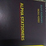 Business logo of Alpha stationers
