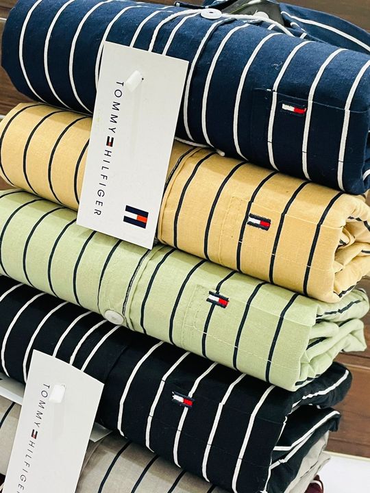 TOMMY HILFIGER men's comfort fit, full sleeves premium cotton shirts uploaded by business on 11/10/2021