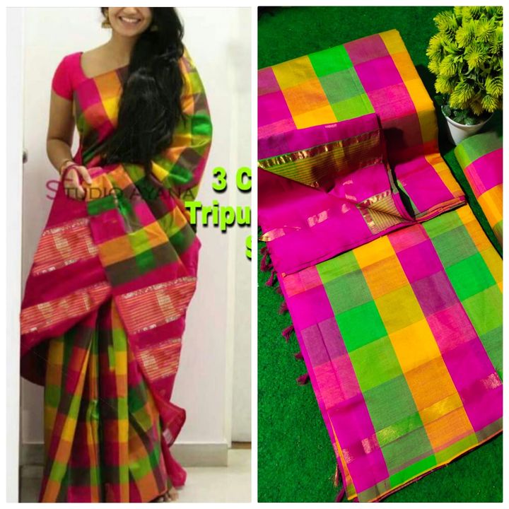 Post image Hey! Checkout my new collection called Tripura silk 👆 *3 Colours .